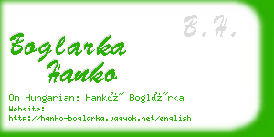 boglarka hanko business card